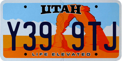 UT license plate Y399TJ