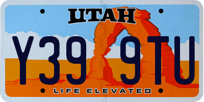 UT license plate Y399TU