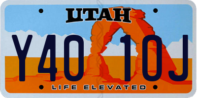 UT license plate Y401OJ