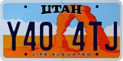 UT license plate Y404TJ