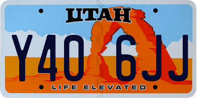 UT license plate Y406JJ
