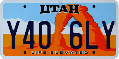 UT license plate Y406LY