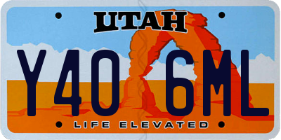 UT license plate Y406ML