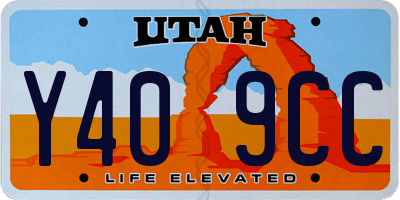 UT license plate Y409CC