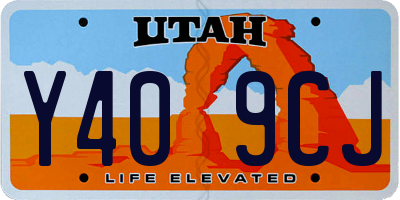 UT license plate Y409CJ