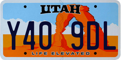 UT license plate Y409DL