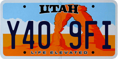 UT license plate Y409FI