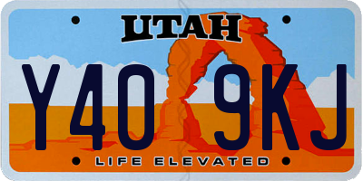 UT license plate Y409KJ