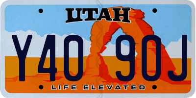 UT license plate Y409OJ