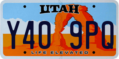 UT license plate Y409PQ