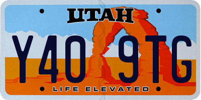 UT license plate Y409TG