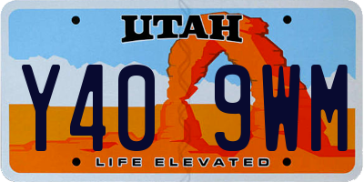 UT license plate Y409WM