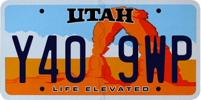 UT license plate Y409WP