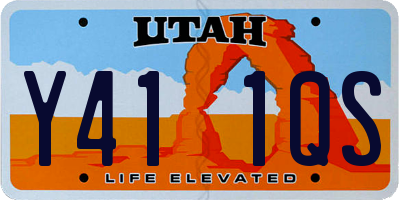UT license plate Y411QS