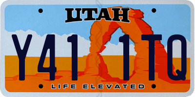 UT license plate Y411TQ