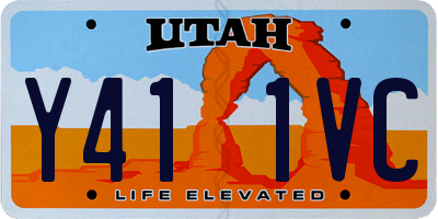 UT license plate Y411VC