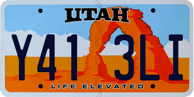 UT license plate Y413LI