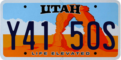 UT license plate Y415OS