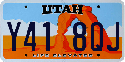 UT license plate Y418QJ