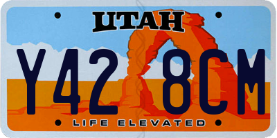 UT license plate Y428CM