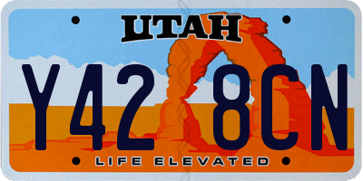 UT license plate Y428CN