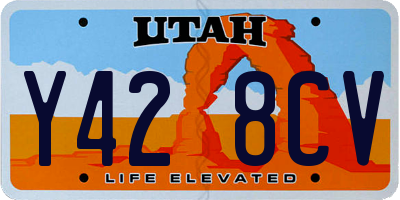 UT license plate Y428CV