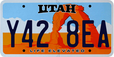UT license plate Y428EA