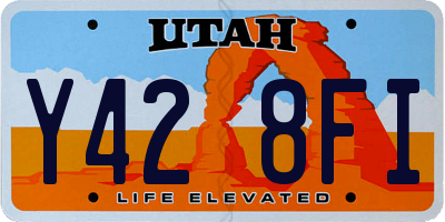 UT license plate Y428FI