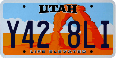 UT license plate Y428LI