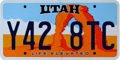 UT license plate Y428TC