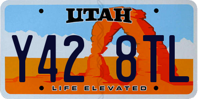 UT license plate Y428TL