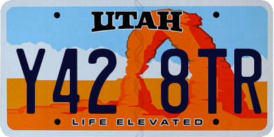 UT license plate Y428TR