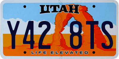 UT license plate Y428TS
