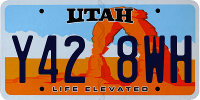 UT license plate Y428WH