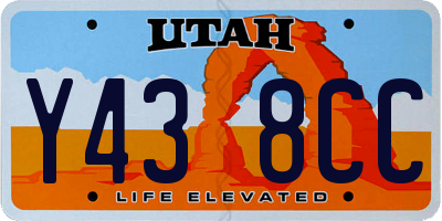 UT license plate Y438CC