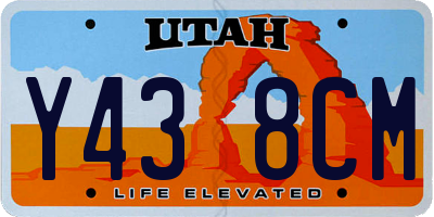 UT license plate Y438CM