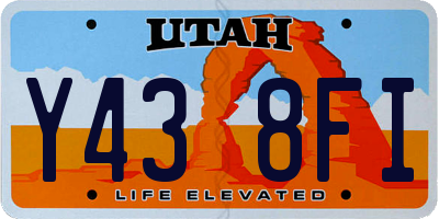 UT license plate Y438FI