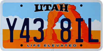 UT license plate Y438IL
