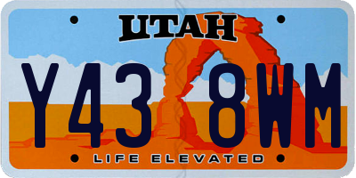 UT license plate Y438WM