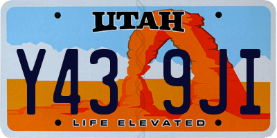 UT license plate Y439JI