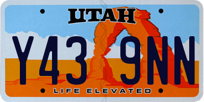 UT license plate Y439NN