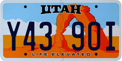 UT license plate Y439OI