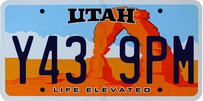 UT license plate Y439PM