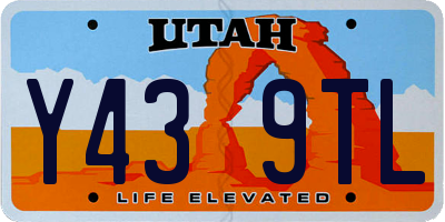 UT license plate Y439TL