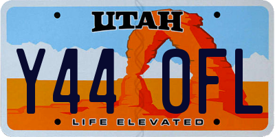 UT license plate Y440FL