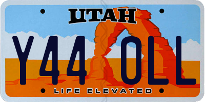 UT license plate Y440LL