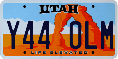 UT license plate Y440LM