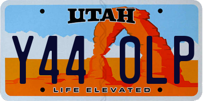 UT license plate Y440LP