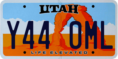 UT license plate Y440ML