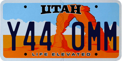 UT license plate Y440MM